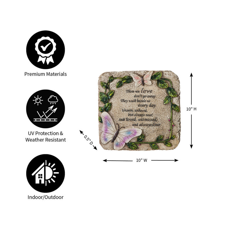 Plaque de jardin commémorative Jeremy Ceux que nous aimons