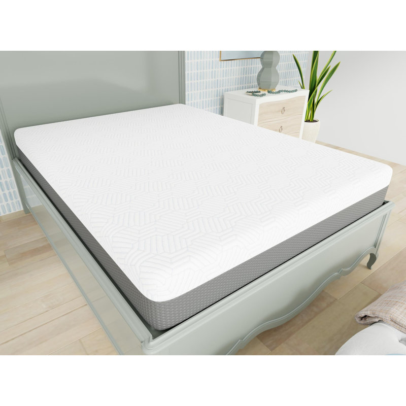 8 Inch Firm Mattress With Cooling Cover, Twin, 10"