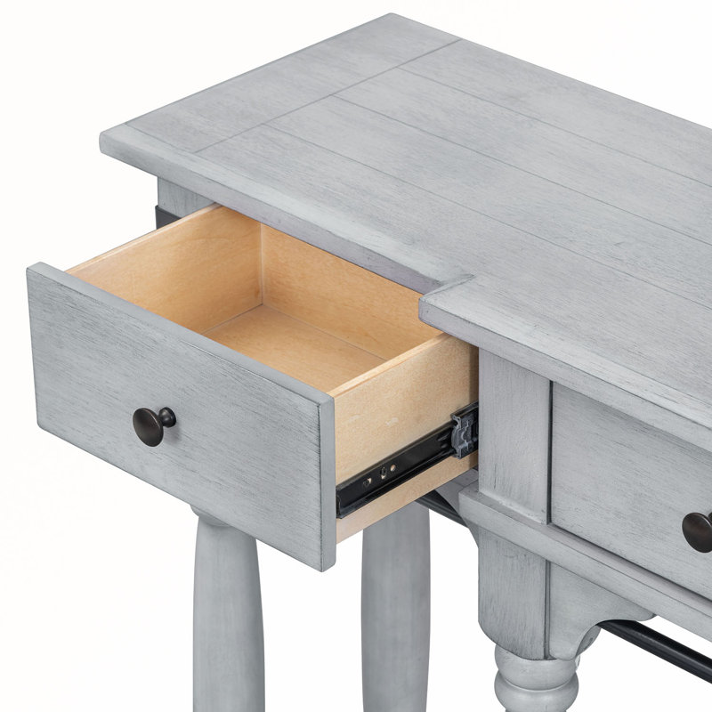Commode d'appoint Bleidy, gris