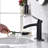 Single-handle Bathroom Faucet with Drain Assembly-86794403