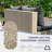 7 Pieces Rattan Patio Conversation Sets With Cushions-1993014301