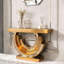 Console à miroir moderne en diamant concassé Handcraft Modern
