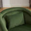 Fauteuil d'appoint pivotant en velours Leda-130624486