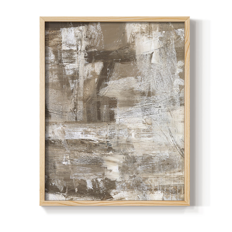 Bronzé II, reproduction encadrée - bois massif, H 15 po x l 12 po