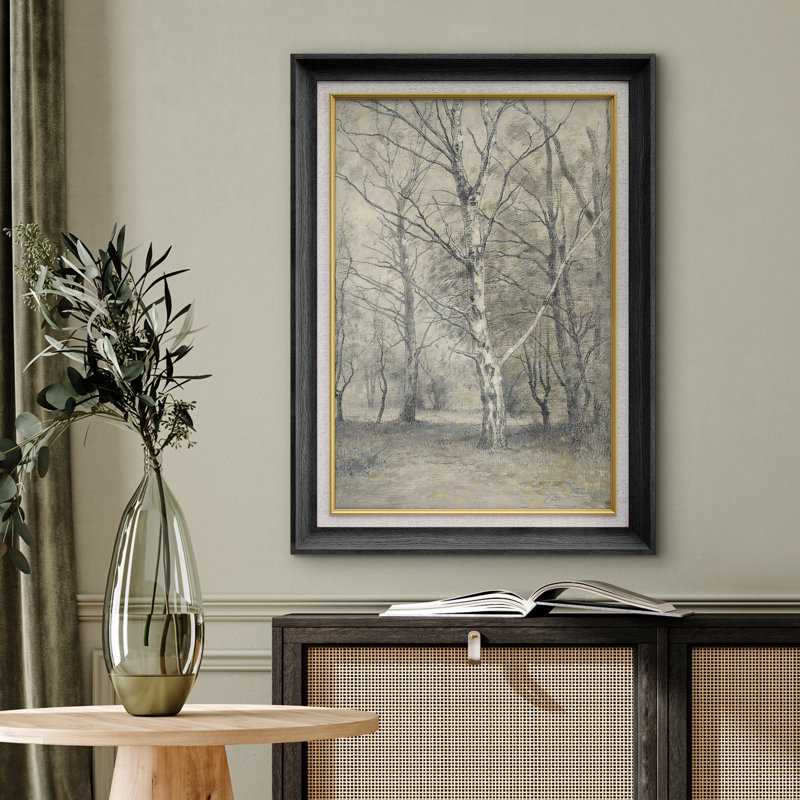 Automne, automne, feuilles, forêt classique, croquis, arbre, rustique, illustrations, campagne française, Noir