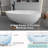 71'' x 35'' Soaking Solid Surface Bathtub-90903928