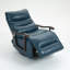 Fauteuil oscillant pivotant berçant inclinable électrique-1214683123