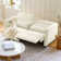 Teekam 73.25"W Power Reclining Zero Gravity Sofa With Adjustable Headrest And Footrest