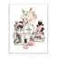 Art mural, "Fashion Cosmetic Brushes in Glam Jars" par Ziwei Li-57305259-57305258