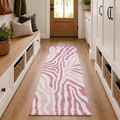 Tapis Villers AMF2523 à motif animal, lavable à la machine de qualité supérieure