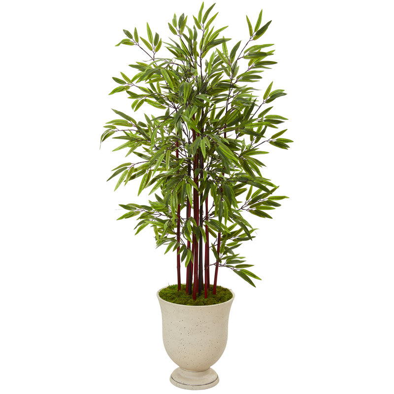 Arbre de bambou artificiel 60 po dans une urne