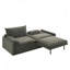 Canapé-lit convertible avec rangement, port USB et coussin 2 en 1-705936463