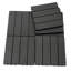 Carreaux de terrasse en plastique emboîtables, 12,00 po x 12,00 po (paquet de 44), revêtement de sol extérieur imperméable pour toutes les saisons-114201540