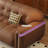 Retro Coffee-colored  Living Room Sofa-111121653