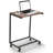 Summerlee C Shaped Bed Side Table with Wheels, Slide Under Sofa Table or Use as Laptop Table