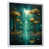 White Floater Framed