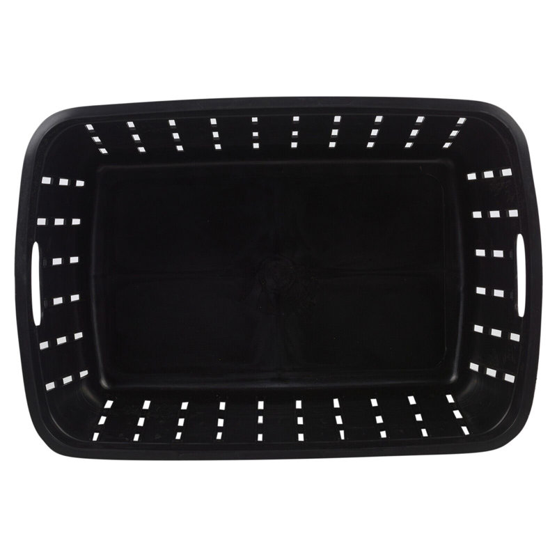 Rebrilliant Plastic Storage Tub & Tote, Black