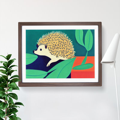 Cute Hedgehog - Framed Print