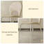 Ensemble de 2 chaises d'appoint Modern Beige