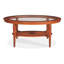 Marquetry Glass Cocktail Table