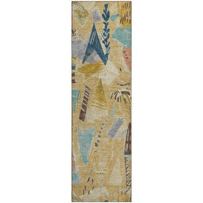 Premium Machine Washable Harjo AMF1573 Modern Rug