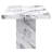 Contemporary ECC Concrete Rectangular Dining Table - Bulgari White