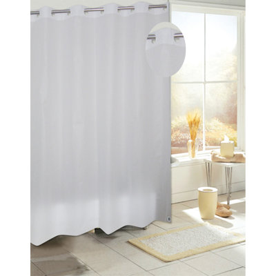 Ludwick Vinyl Shower Curtain