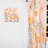 Derion Modern Pink Cherry Blossom Bold Stripes - Traditional Velvet Curtain - Room Darkening - 1 panel-1020669390