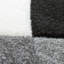 Tapis abstrait noir / gris tissé à la machine Daiton-122382782