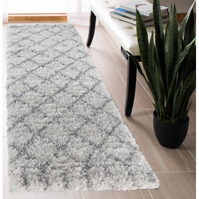 Tioga Geometric Shaggy Area Rug