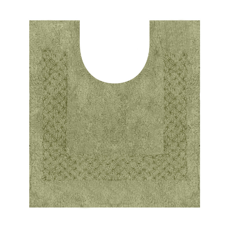 Tapis doux en coton Classy, Vert