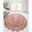 Tapis rose en jute tissé à la machine Oval Jens-701493529
