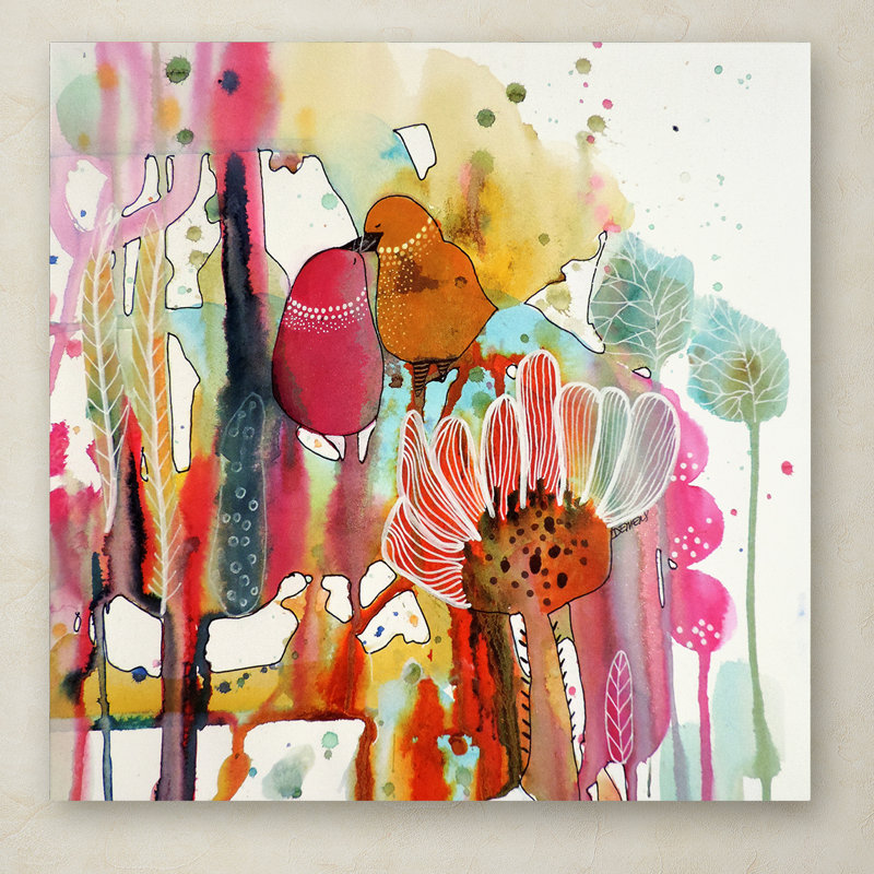 «Cheek to Cheek» de Breagh, reproduction sur toile tendue, H 35 po x l 35 po