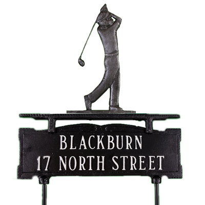 2-Line Lawn Address Sign