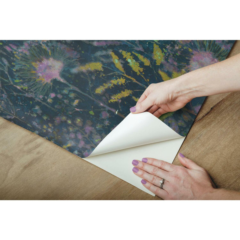 Peel & Stick Floral Roll