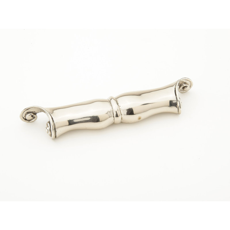 Schaub French Court Cabinet Cup Pull 6-1/2" Centre-to-Centre, White Brass