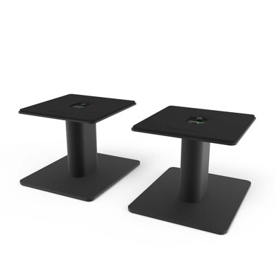 Kanto SP6HD 6-Inch Universal Desktop Speaker Stands with Cable Management, Pair, Matte Black