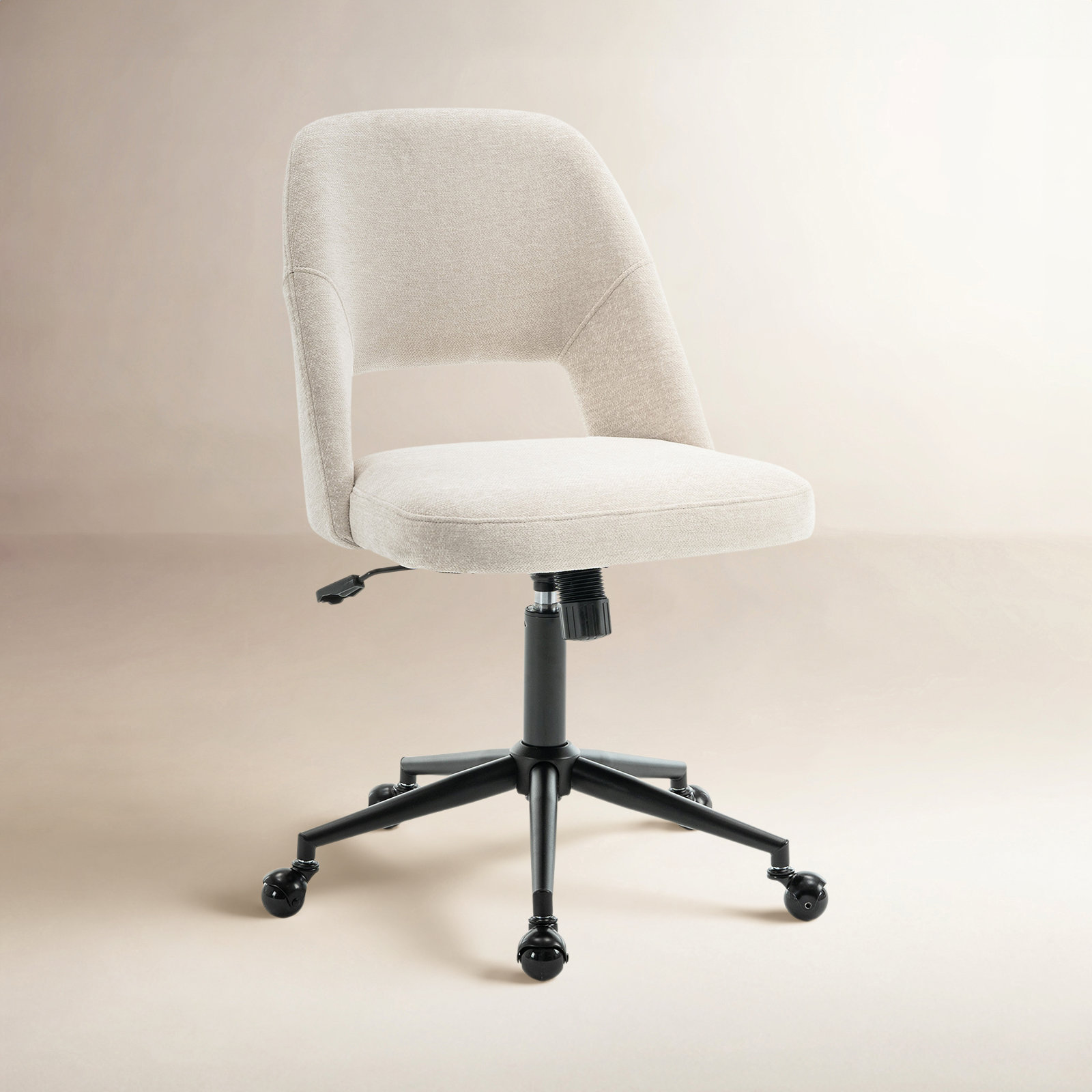 Gramercy Office Chair with Lumbar Support, 	Beige Fabric
