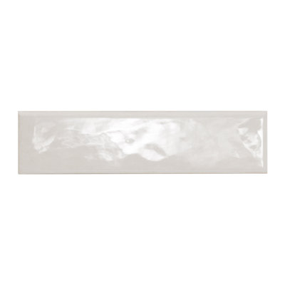 Carreau de céramique bullnose brillant 3 po x 12 po Hoku