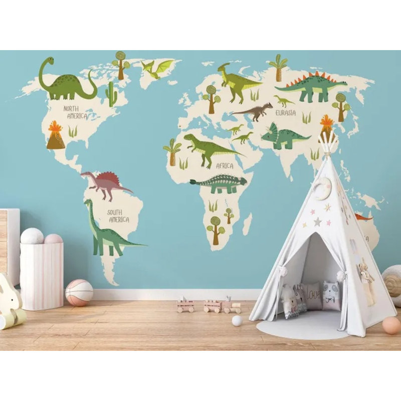 Adhésif mural pour chambre d'enfant, L 108 po x l 96 po