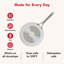 Kitchenaid Hard-Anodized Ceramic Induction Skillet Set, 2-Piece, Porcelain White-1307300341