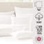 White Square Microfibre Bounce Cushion Cushion Pad-87820037
