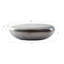 Polished Aluminum River Stone Solid Coffee Table-533791172