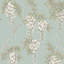 Zen Floral Metallic Wallpaper Double Roll-1884634355