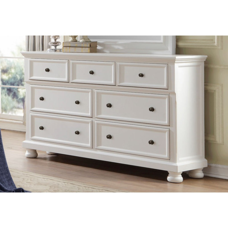 Dianna 65.25'' W 7 - Drawer Dresser, White