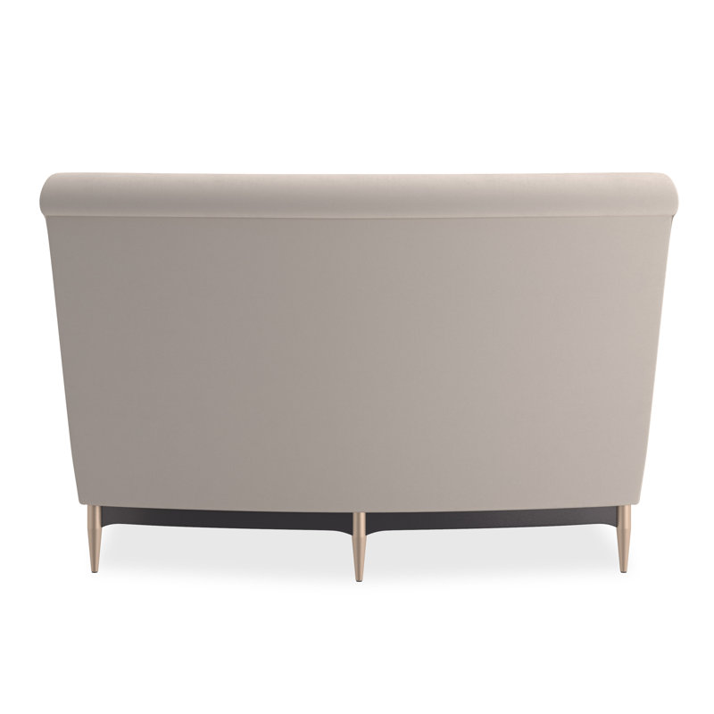Three's Company Chair, Gray Velvet