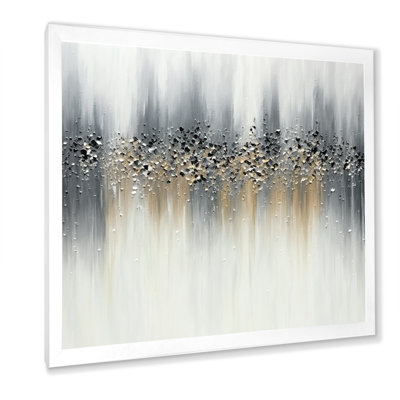 Gentle Gray Serenity - Abstract Painting Wall Decor