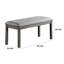 Banc rembourré Estefany