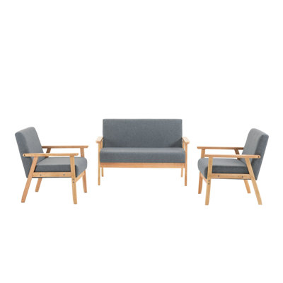 Bahamas Loveseat And 2 Chair Living Room Set