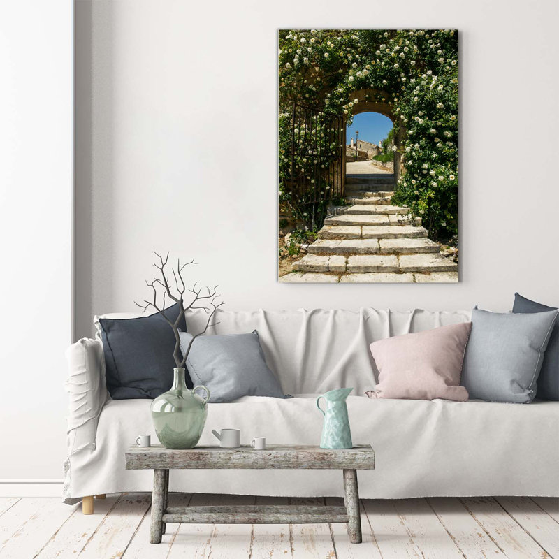 Floral Arch - Wrapped Canvas Print